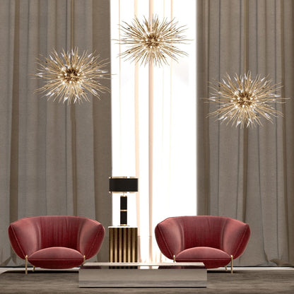 Luxury Crystal Burst Contemporary Chandelier