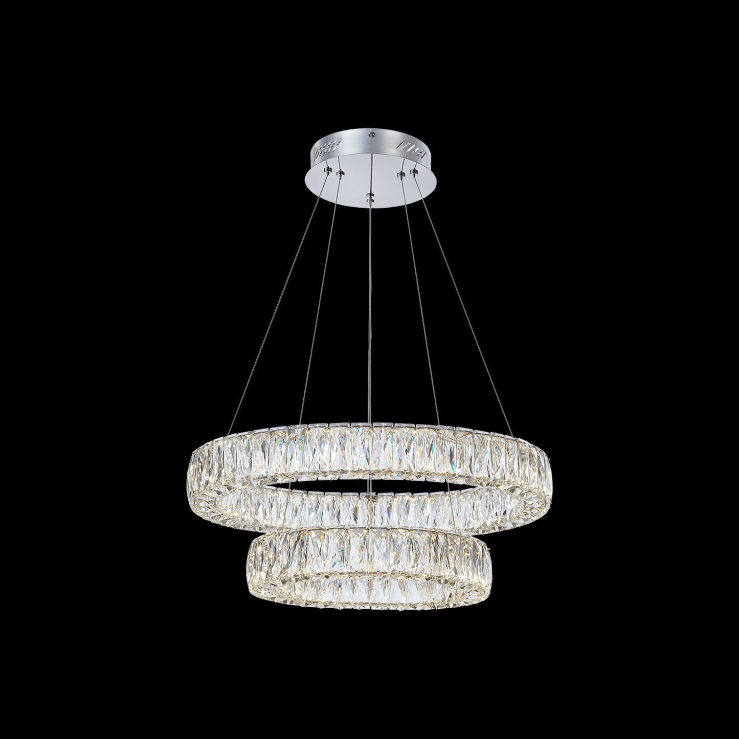 Luxury Tiered Crystal Chandelier