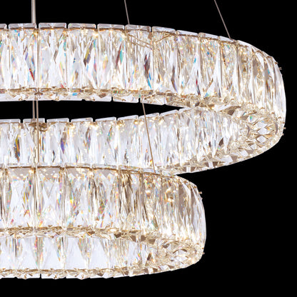 Luxury Tiered Crystal Chandelier