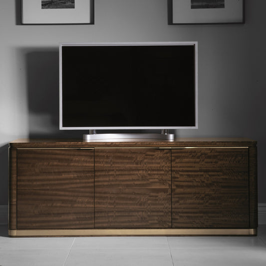 Luxury TV Unit With Brass Trim