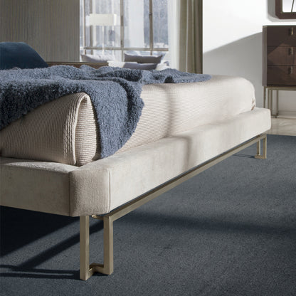 Luxury Velvet Fabric Upholstered Bed