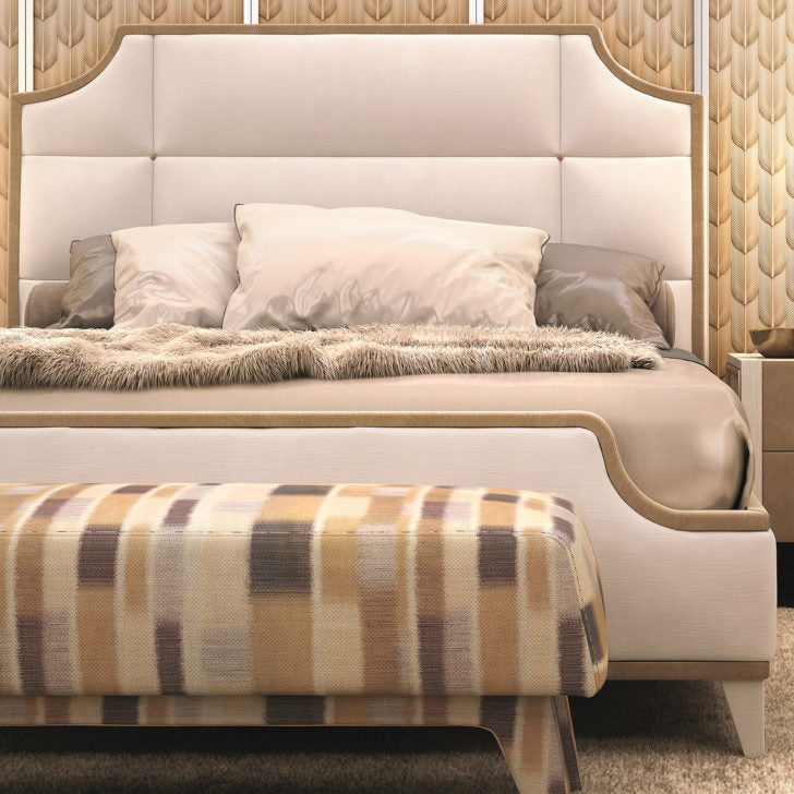 Luxury Art Deco Quilted Bed