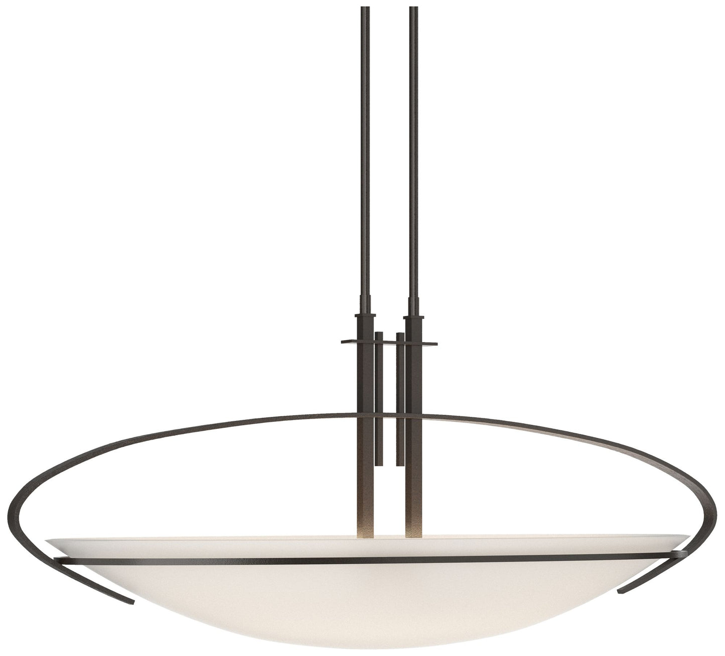 Mackintosh 32.5"W Oil Rubbed Bronze Standard Pendant w/ Opal Glass Sha