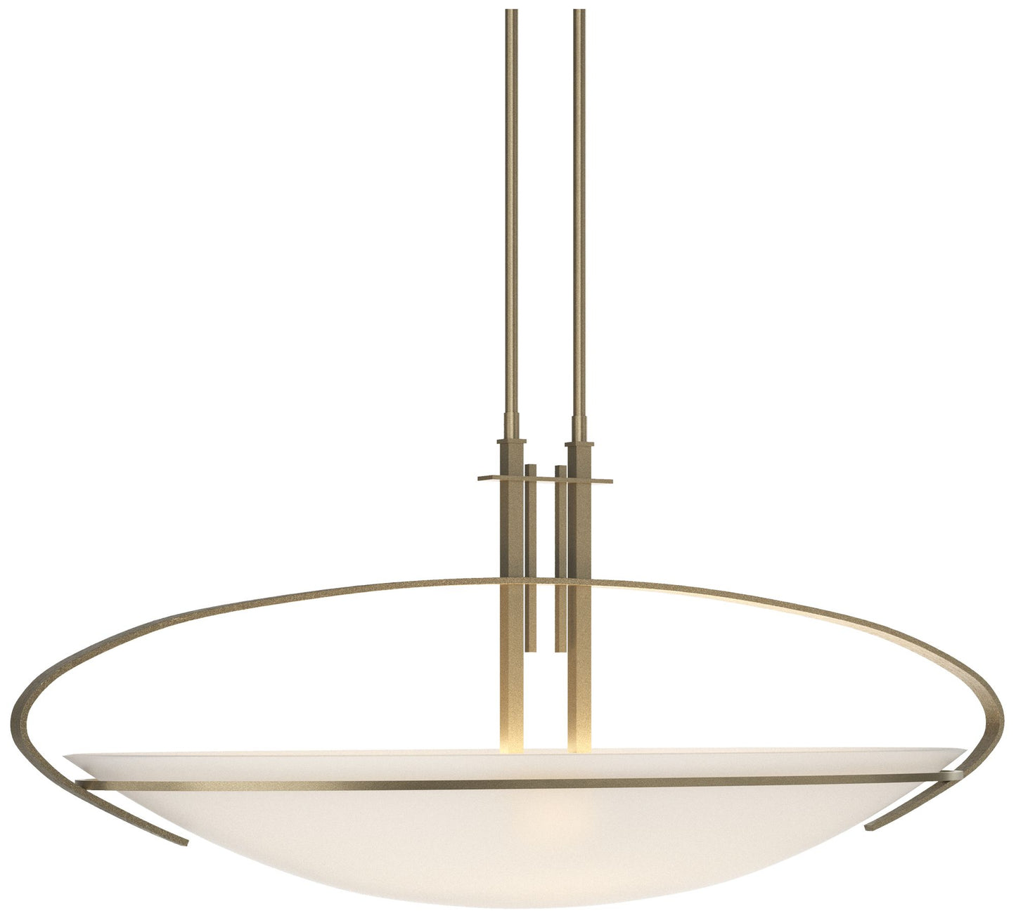 Mackintosh 32.5"W Soft Gold Standard Pendant With Opal Glass Shade