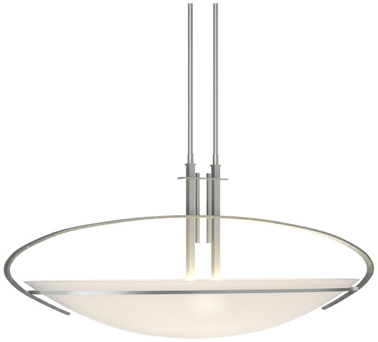 Mackintosh 32.5"W Vintage Platinum Standard Pendant w/ Opal Glass Shad