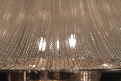 Maxim Chantilly 34" Wide Nickel Jewelry Chain Chandelier