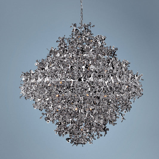 Maxim Comet 50" Wide Chrome and Crystal Chandelier