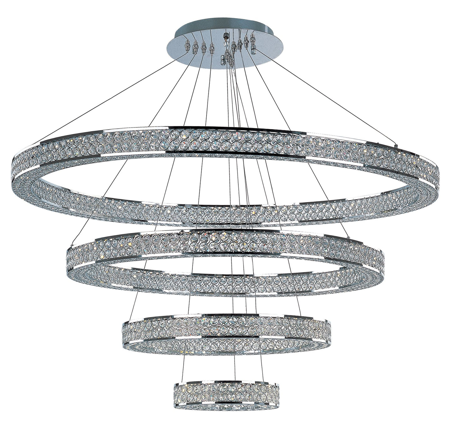 Maxim Eternity 39 3/4" Wide Chrome LED Pendant Light