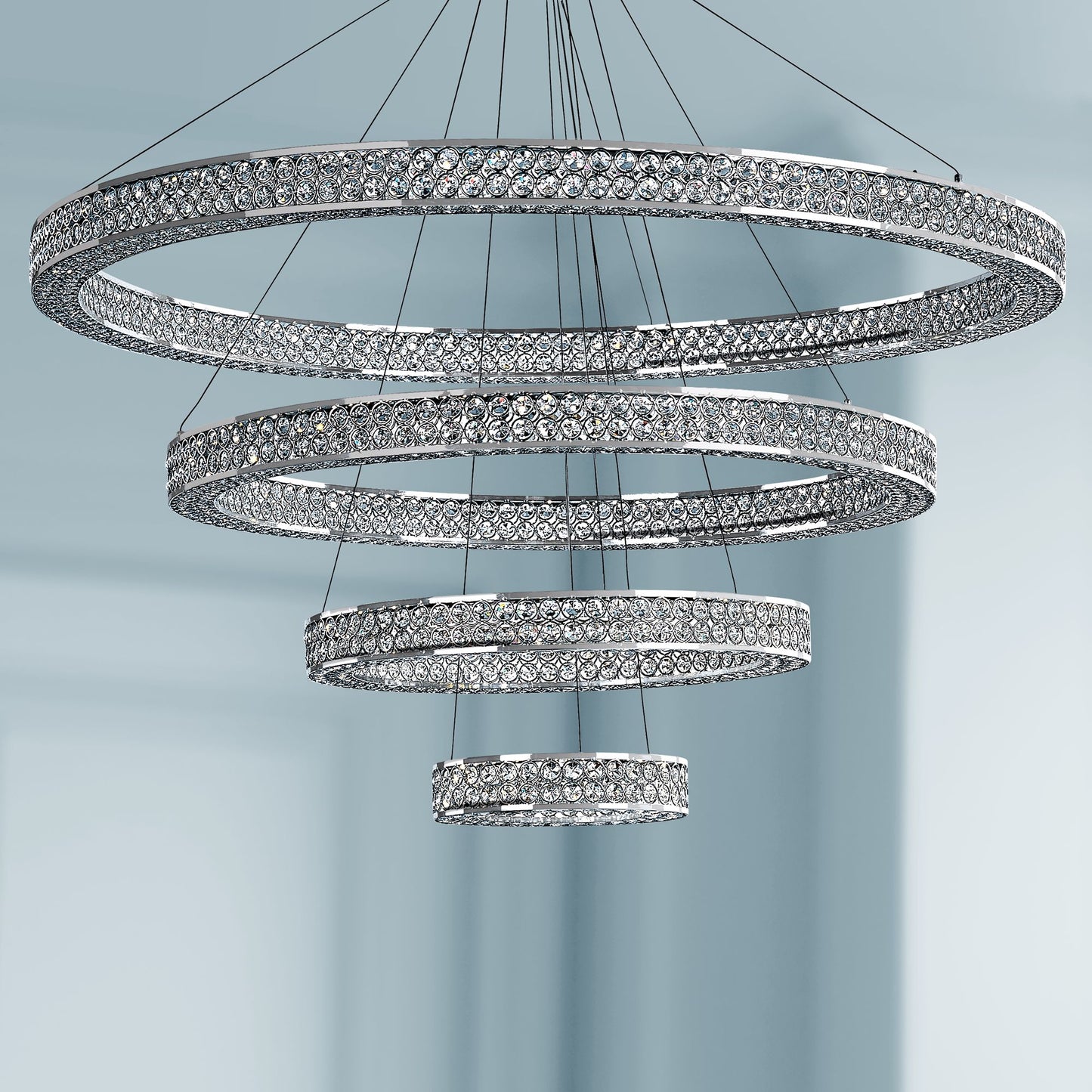 Maxim Eternity 39 3/4" Wide Chrome LED Pendant Light