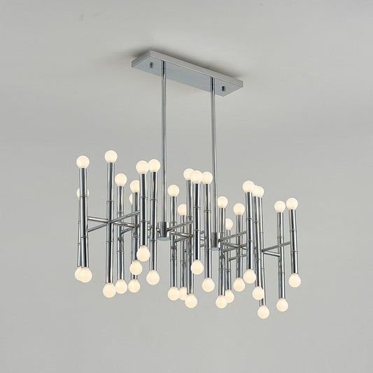 Modeen design simple style beautiful chrome 42 lights chandelier
