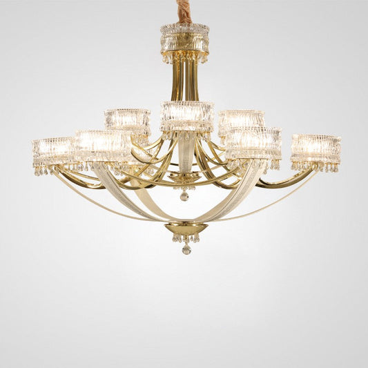 Ceenwe modern style crystal 9 lights beautiful chandelier