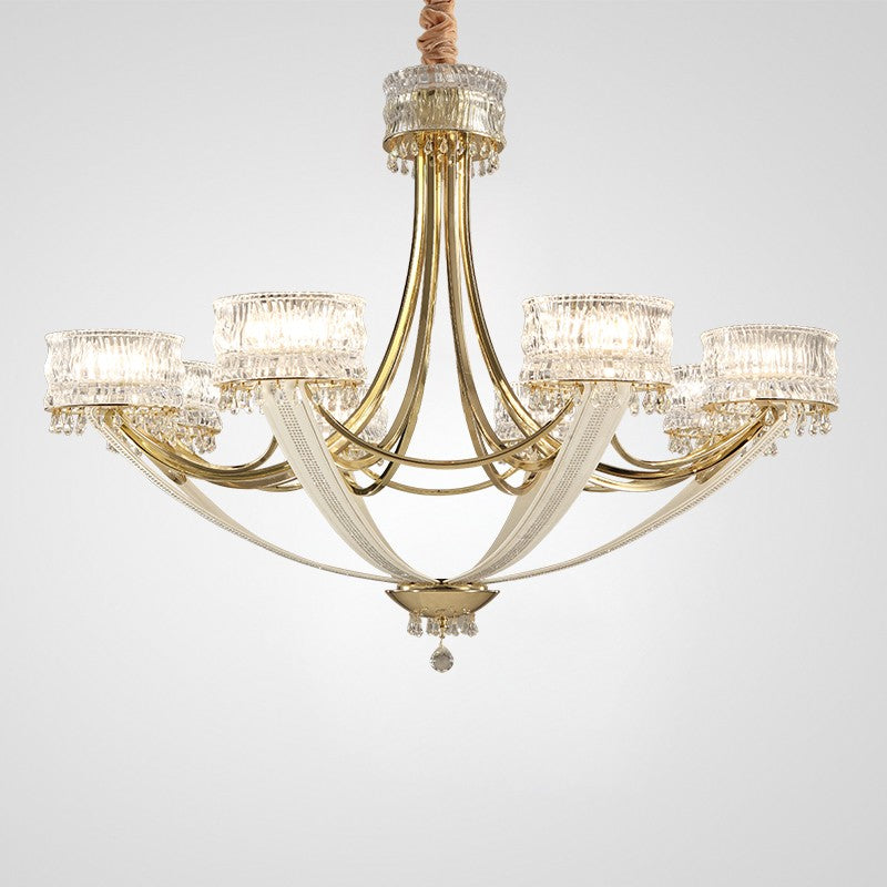 Ceenwe modern style crystal 6 lights beautiful chandelier