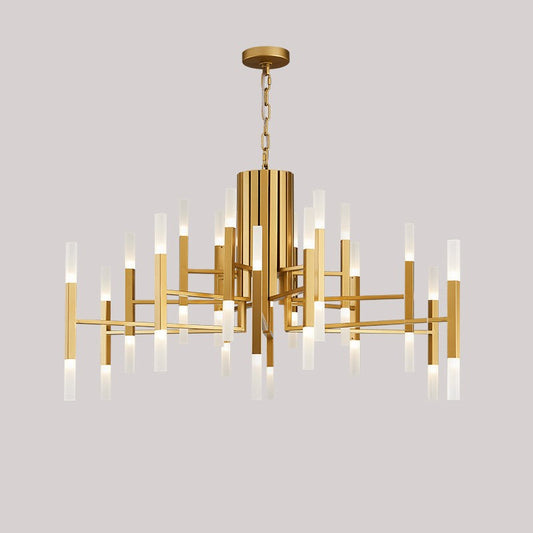 Modeen design simple style beautiful gold 36 lights chandelier