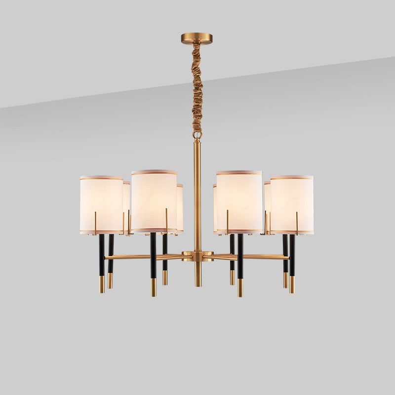 Postmodern style gold indoor 8 lights chandelier