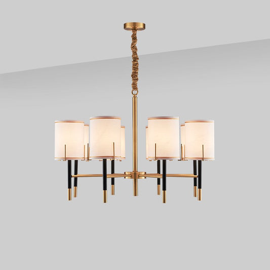 Postmodern style gold indoor 8 lights chandelier