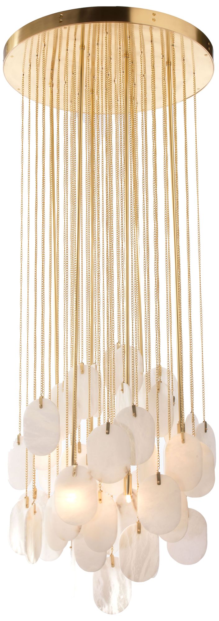 Metropolitan Constaledo 6-Light 27.5-in Brass Pan Pendant