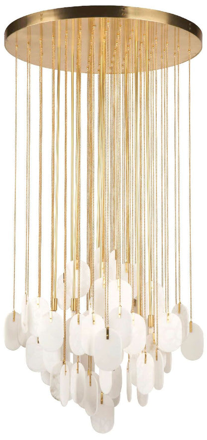 Metropolitan Constaledo 8-Light 35.5-in Brass Pan Pendant