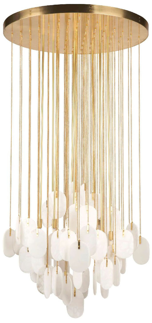 Metropolitan Constaledo 8-Light 35.5-in Brass Pan Pendant