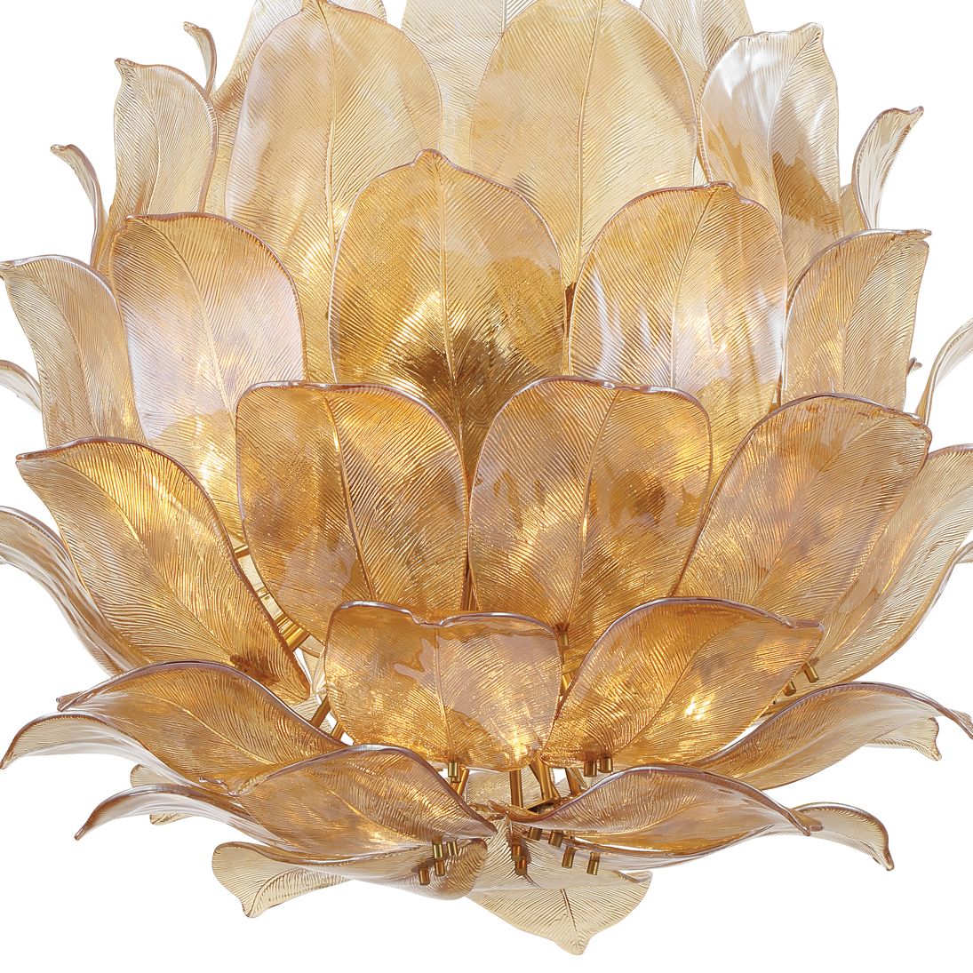 Metropolitan Orchid 24 Light 35.5-in Legacy Brass Indoor Pendant