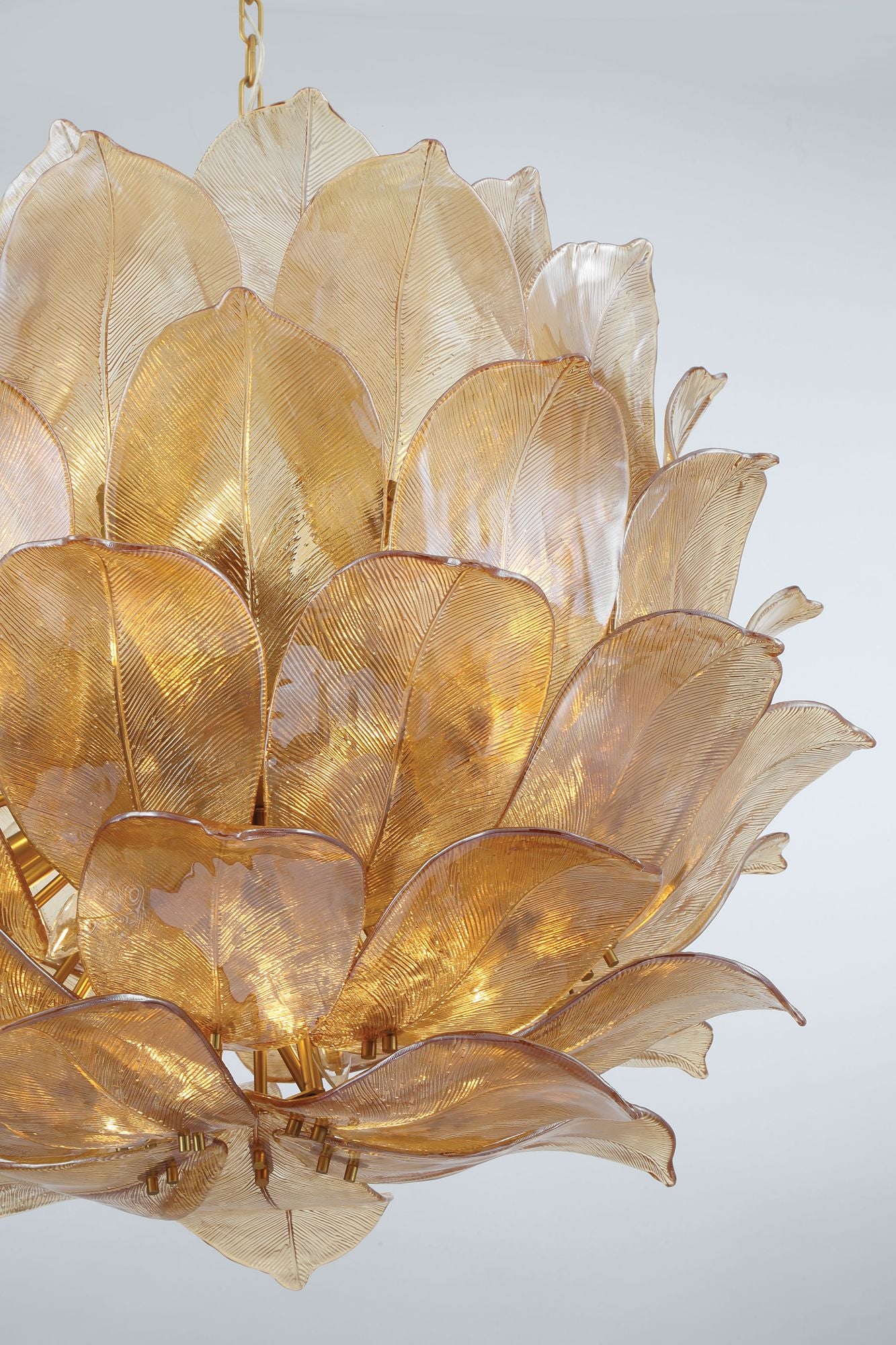 Metropolitan Orchid 24 Light 35.5-in Legacy Brass Indoor Pendant