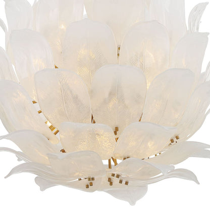 Metropolitan Orchid 24-Light 35.5-in Legacy Brass Indoor Pendant