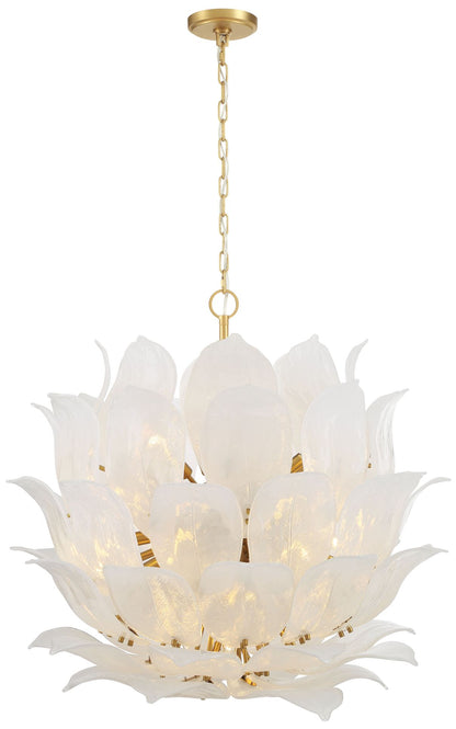 Metropolitan Orchid 24-Light 35.5-in Legacy Brass Indoor Pendant