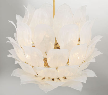 Metropolitan Orchid 24-Light 35.5-in Legacy Brass Indoor Pendant