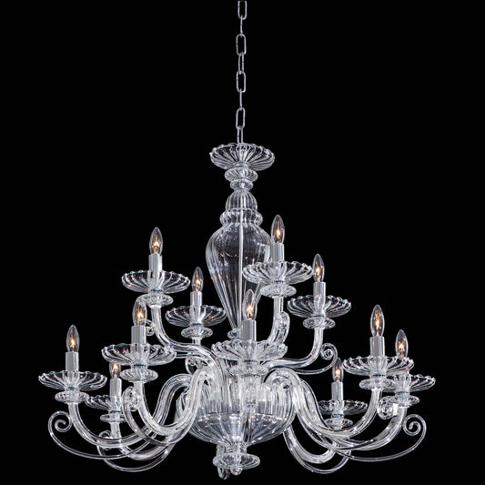 Metropolitan Traditional 29 1/2" Wide Clear Glass Chandelier