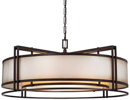 Metropolitan Underscore 36" Wide Bronze 5-Light Pendant Light