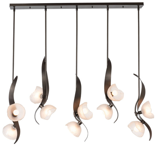 Mika 53.6" Wide 10-Light Oil Rubbed Bronze Pendant