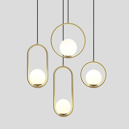 Mila Brass Ceiling light fitting Pendant Swag Light