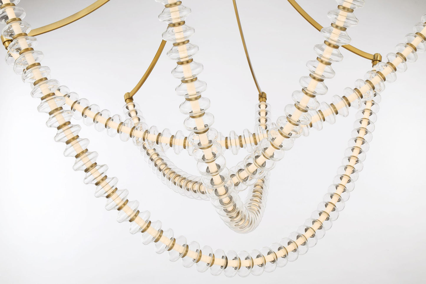 Minka-Lavery Pearl LED 49.25-in Legacy Brass Indoor Chandelier