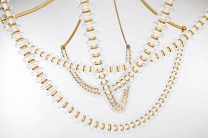 Minka-Lavery Pearl LED 49.25-in Legacy Brass Indoor Chandelier