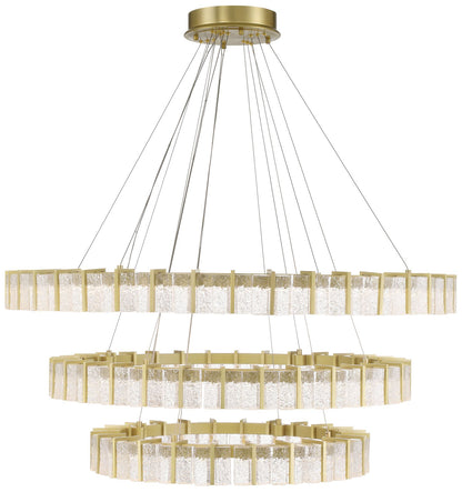 Minka-Lavery Sevryn LED 34-in Soft Brass Indoor Chandelier