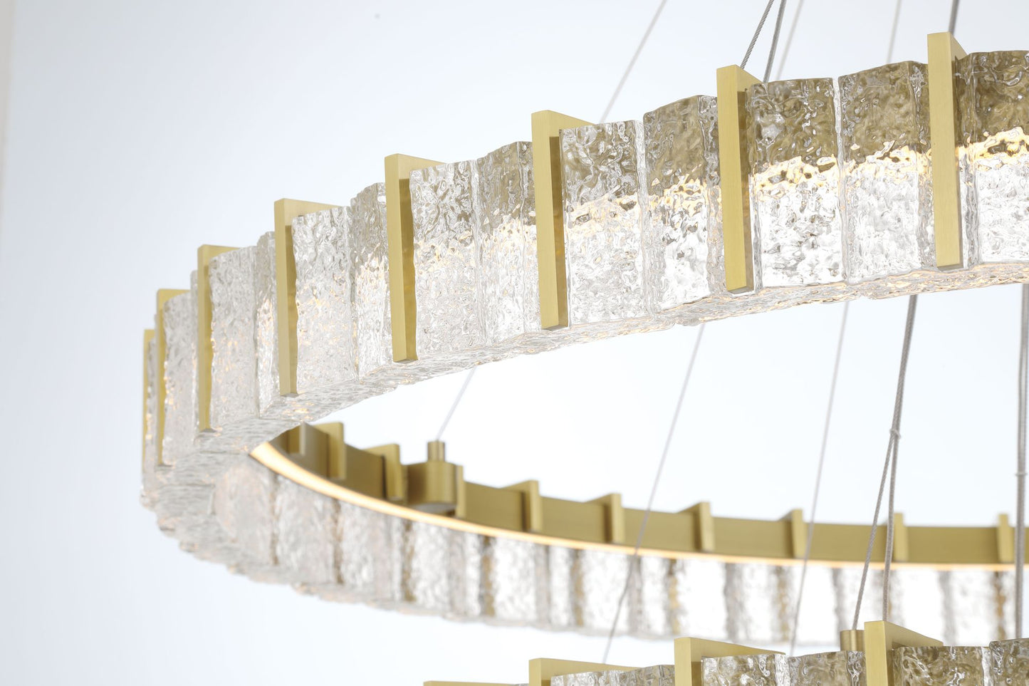 Minka-Lavery Sevryn LED 34-in Soft Brass Indoor Chandelier