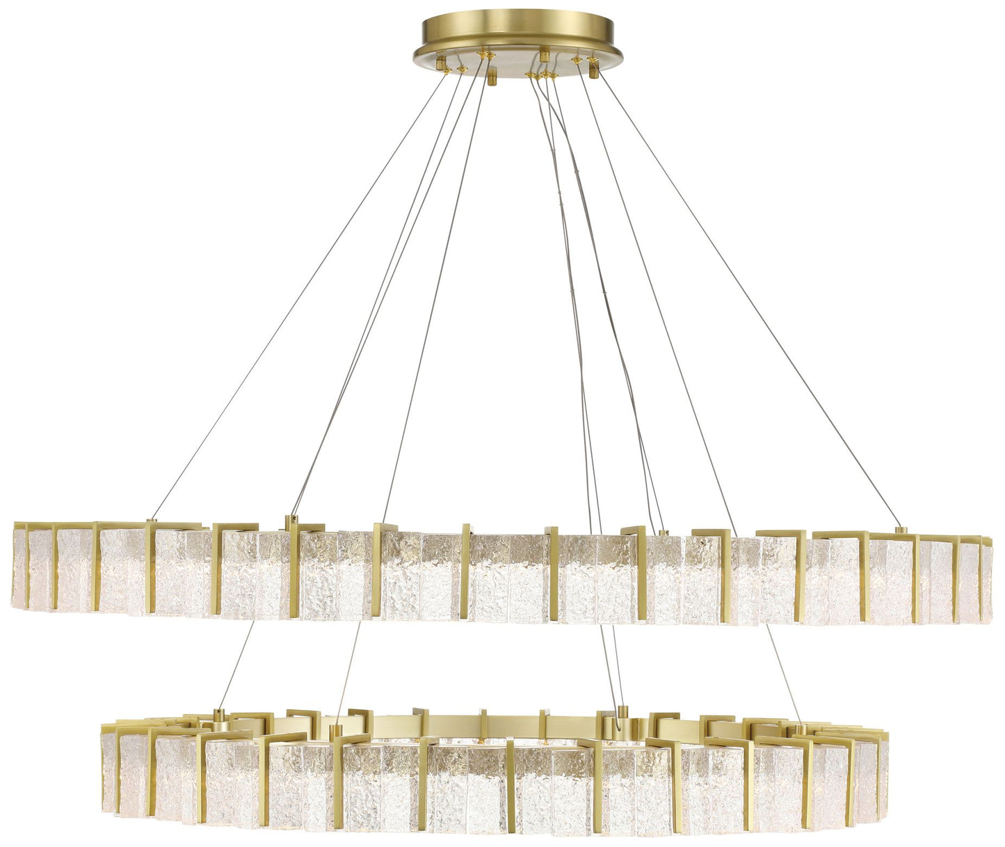 Minka-Lavery Sevryn LED 44.5-in Soft Brass Indoor Chandelier