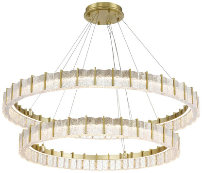 Minka-Lavery Sevryn LED 44.5-in Soft Brass Indoor Chandelier