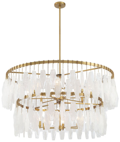 Minka-Lavery Willow 14-Light 45-in Legacy Brass Indoor Pendant