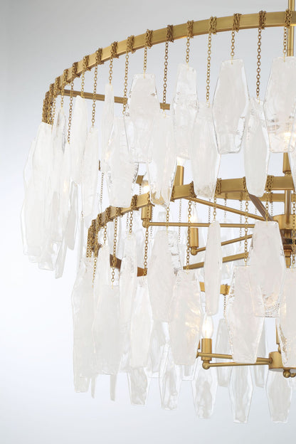 Minka-Lavery Willow 14-Light 45-in Legacy Brass Indoor Pendant