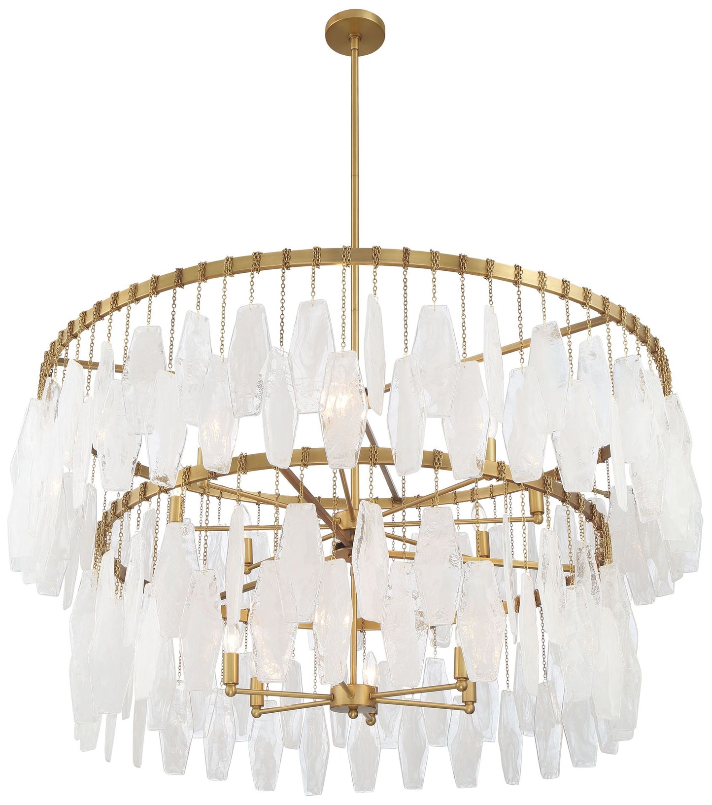Minka-Lavery Willow 14-Light 45-in Legacy Brass Indoor Pendant