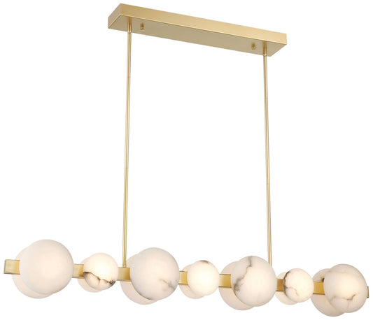 Minka Lavery Zill 1-Light LED 48.03-in Gold Chandelier