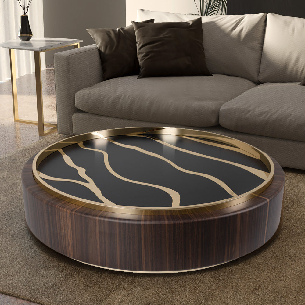 Modern Patterned Low Coffee Table