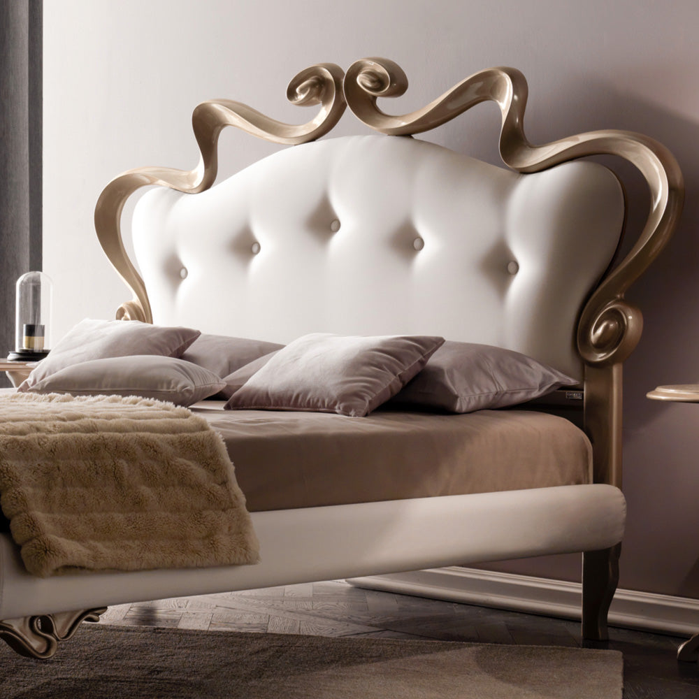 Modern Button Upholstered Bed