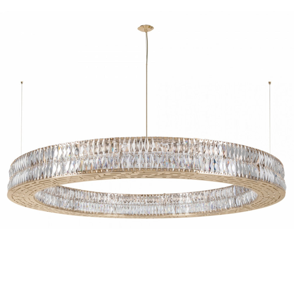 Modern Circular Crystal Chandelier