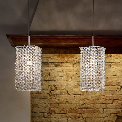 Modern Clear Crystal Ceiling Light