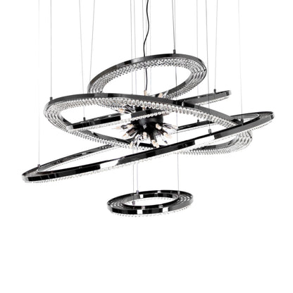 Modern Crystal Ring Chandelier