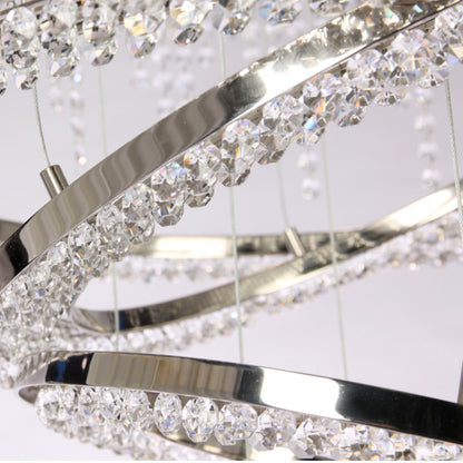 Modern Crystal Ring Chandelier