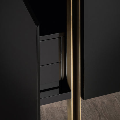 Modern Designer Lacquered Cabinet