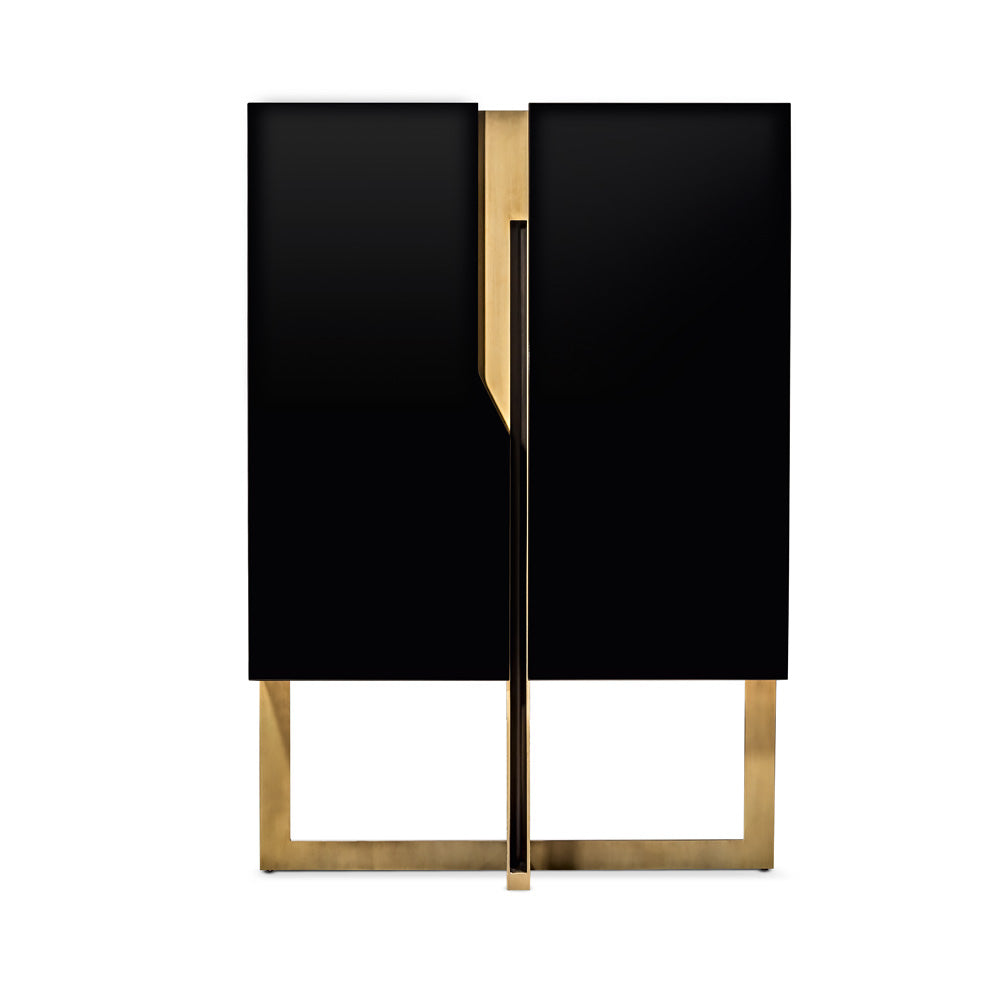 Modern Designer Lacquered Cabinet