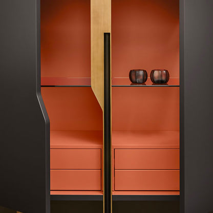 Modern Designer Lacquered Cabinet